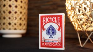 Bicycle Triumph Kicker Deck Red by Anthony Stan and Magic Smile Productions Zaubertrick