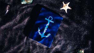 Unanchored (Standard Edition) Playing Cards by Ryan Schlutz Poker Kartenspiel zum Buch blau