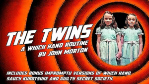 Twins (Gimmicks and Online Instructions) by John Morton wissen in welcher Hand Pokerchip ist