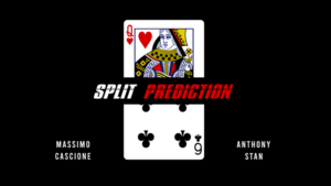 Split Prediction Red by Massimo Cascione & Anthony Stan Kartenvorhersage mit unmöglichem Objekt Rot