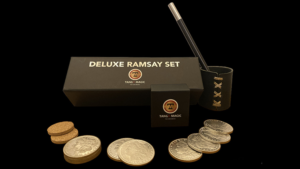 Replica Deluxe Ramsay Set Morgan (Gimmicks and Online Instructions) by Tango Ramsay Zylinder Münztrick Set