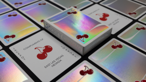 Cherry Casino Sands Mirage (Holographic) Playing Cards Holografische Poker Spielkarten Regenbogenfarben