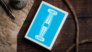 Jerry's Nugget (Icey Blue) Marked Monotone Playing Cards Markierte Poker Spielkarten limitiert Blau