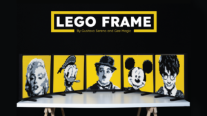 LEGO FRAME by Gustavo Sereno and Gee Magic Legobild Vorhersage Bühnentrick