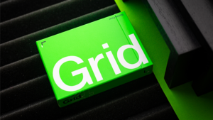 Grid Series Four- Typographic Playing Cards Poker Kartenspiel Neon grün limitiert