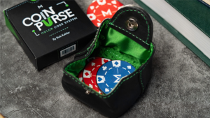 COLOR CODE COIN PURSE GREEN by Bob Kohler Leder Münztasche Münzbörse grün