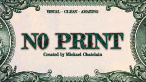 NO PRINT by Mickael Chatelain Wert eines Geldscheins ändert sich visuell