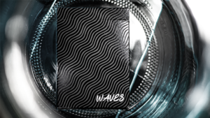 Waves Playing Cards optische Illusion Wellen Poker Kartenspiel schwarz