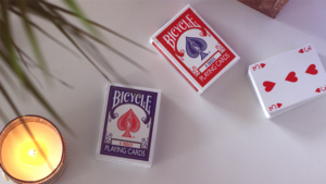 Bicycle 4 Index Blue Poker Kartenspiel mit 4 Indizes Video mit 4 Routinen Blau