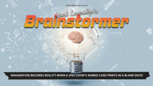 Brainstormer by Mark Leveridge gewählte Karten werden in Blanko Kartenspiel gedruckt