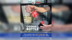Cookie in Bottle by Taiwan Ben Keks in Flasche Durchdringungseffekt