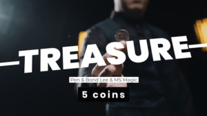 Treasure (5 coin holder) by Pen & MS Magic Münzdropper für 5 Münzen Halbdollar
