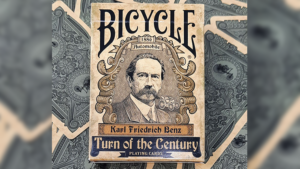 Bicycle Turn of the Century (Automobile) Playing Cards Erfinder Poker Spielkarten Automobil grün