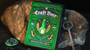 Beer Playing Cards by Fast Food Playing Card Company Bier Poker Spielkarten limitiert grün