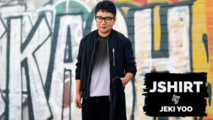 JSHIRT GRAY (Gimmicks and Online Instruction) by Jeki Yoo farbwechselndes T-Shirt grau
