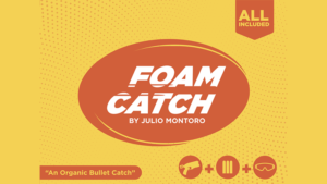 Foam Catch by Julio Montoro Zauberer fängt signierte Kugel aus Schaumstoffpistole