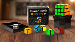 POWER RUBIK by Tora Magic Zauberwürfel nimmt Farbe des gewählten Miniwürfels an Farbwechsel Zaubertrick
