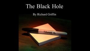 BLACK HOLE by Richard Griffin Sharpie Stift verschwindet in gemaltem Loch