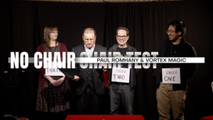 Vortex Magic Presents THE NO CHAIR CHAIR TEST - by Paul Romhany Bank Night & Mentalnummer für Stand-up und Bühne