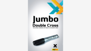 Jumbo Double Cross Sharpie gemaltes X verschwindet aus Zaubererhand erscheint in Zuschauerhand Bühnenversion