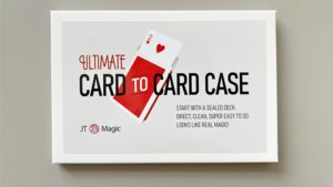 Ultimate Card to Card Case RED by JT Gewählte Karte verschwindet und erscheint in Etui Rot