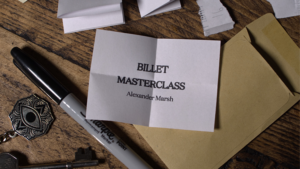 Billet Masterclass (Online Instructions plus Materials) by Alexander Marsh and The 1914 Zaubern mit Zetteln Lehrgang