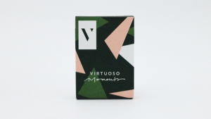 Virtuoso Open Court II Playing Cards Poker Kartenspiel geometrische Formen schwarzer Rand