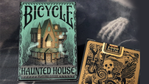 Bicycle Haunted House Playing Cards by Collectable Playing Cards Spukhaus Poker Kartenspiel schwarz braun