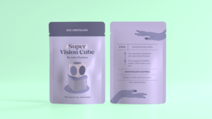 SUPER VISION CUBE by Julio Montoro farbiger Würfel Gedankenlesen und Forcieren