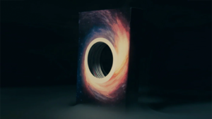 Orbit Black Hole Playing Cards Schwarzes Loch Poker Kartenspiel mit Loch schwarz