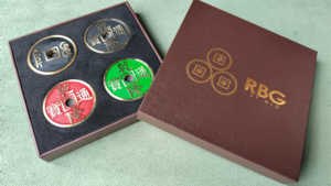 RBG Half Dollar Size (Gimmicks and Online Instruction) by N2G 3 chinesische Münzen Gimmick 8 Routinen