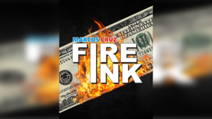 FIRE INK U.S. by Marcos Cruz Tinte auf Geldschein verläuft und zeigt Kartenwert an Dollar