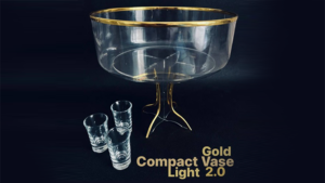 Compact Vase Light GOLD by Victor Voitko Kompakte Vase leicht gold