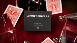 Mystery Solved 2.0 by David Penn & TCC Gefaltete Karte erscheint in transparenter Box