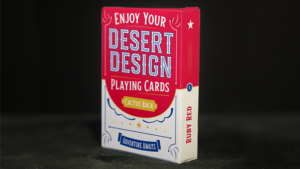 Desert Design (Ruby Red) Playing Cards Kaktus Wüste Poker Kartenspiel rot limitiert