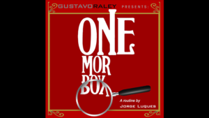 ONE MORE BOX RED by Gustavo Raley Karte erscheint in Schachtel im Inneren von 4 anderen Schachteln