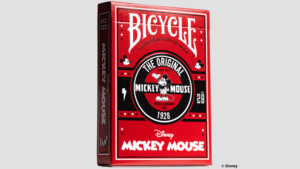 Bicycle Disney Classic Mickey Mouse (Red)  by US Playing Card Co. Micky Maus Poker Spielkarten rot