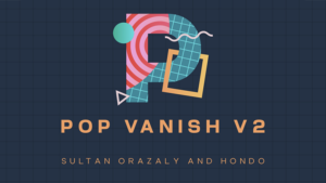 Pop Vanish 2 BLUE (Gimmicks and Online Instruction) by Sultan Orazaly & Hondo Karte verschwindet visuell