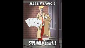 Sidewalk Shuffle POKER SIZE by Martin Lewis Kartentrick Klassiker Glücksspiel Poker-Format