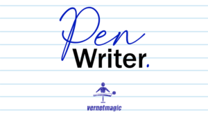 PEN WRITER Black (Gimmicks and Online Instructions) by Vernet Magic Daumenschreiber schwarz Kugelschreiber