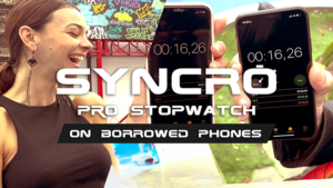 Syncro - Pro Stopwatch by Magic Pro Ideas Magische Stoppuhr für Android und iPhone