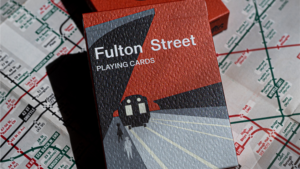 Fulton Street 1958 Edition Playing Cards New York Subway Plan Poker Kartenspiel