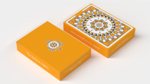 Mandala V2 Playing Cards Poker Kartenspiel orange limitiert