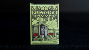 FULTON'S Day Of The Dead Green Edition Playing Cards Skelett Poker Kartenspiel grün limitiert