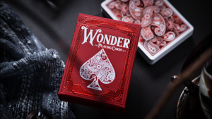 Scarlet Wonder Playing Cards Poker Kartenspiel rot