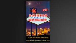 Money-Money by Mickael Chatelain Spielkarte verwandelt sich in Geldschein