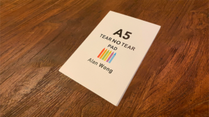 No Tear Pad (Medium, 6"x8", Tear/No Tear Alternating) by Alan Wong DIN A5 Block 50 Seiten