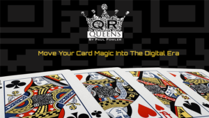 QR Queens by Paul Fowler ausgewählte Karte erscheint als QR Code auf Dame