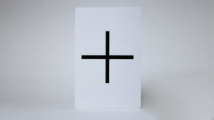 Bicycle Jumbo Gaff Card Double Face (Cross/Wavy Lines) Jumbo ESP Karte Kreuz Wellen