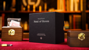 Mystery Solved Nest of Boxes by David Penn Zuschauerkarte erscheint im Inneren von drei Boxen TRANSPARENT